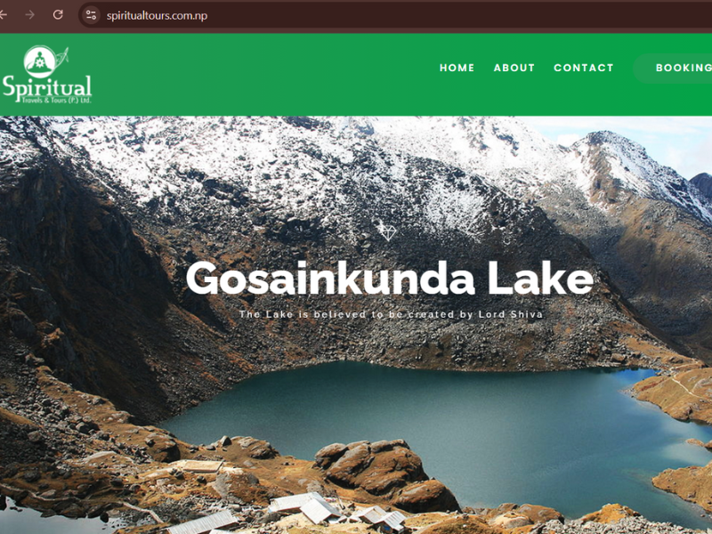Spiritual Travels And Tours Website